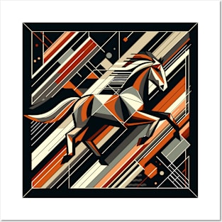 Abstract Animal Horse 1 Posters and Art